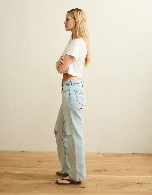 AE Curvy High-Waisted Stovepipe Jean