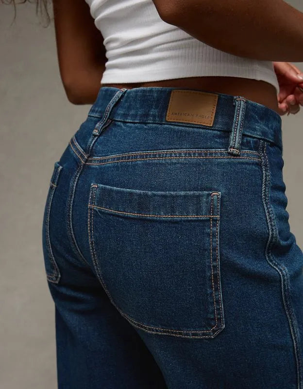 AE Curvy High-Waisted Stovepipe Jean