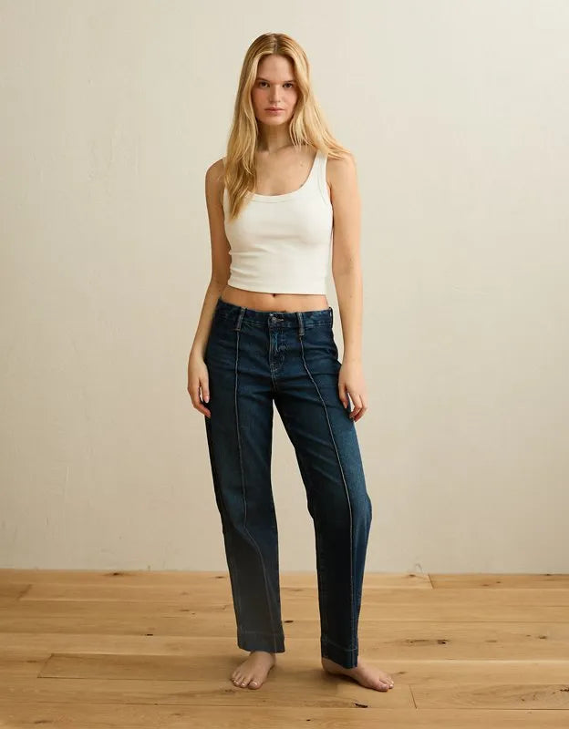 AE Curvy High-Waisted Stovepipe Jean