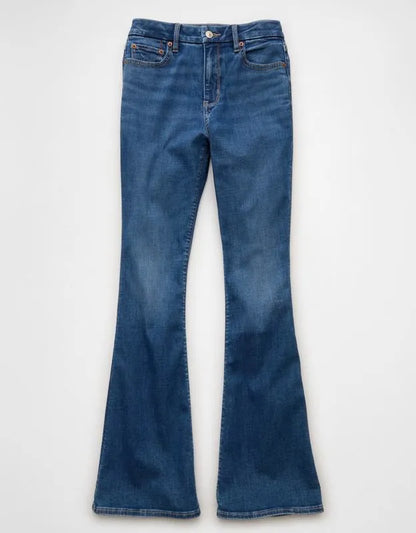 AE Curvy Super High-Waisted Flare Jean