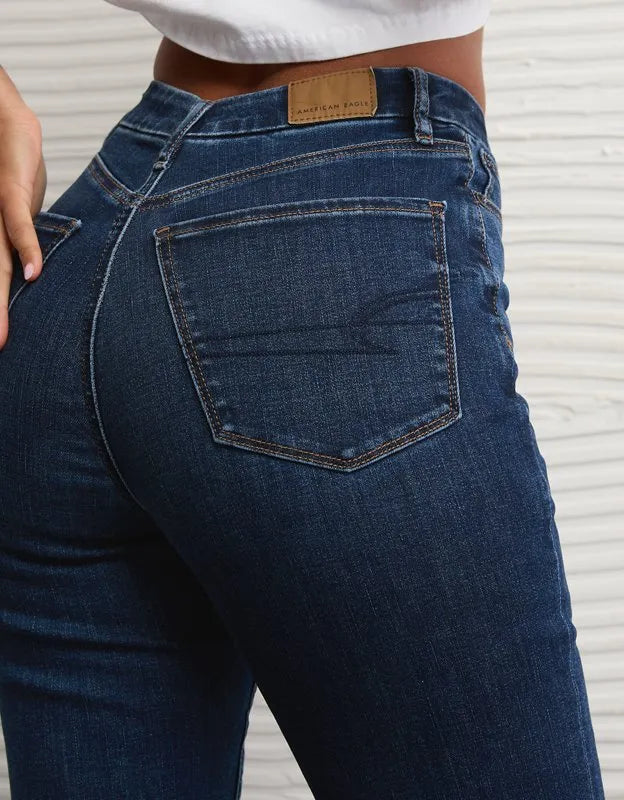 AE Curvy Super High-Waisted Flare Jean