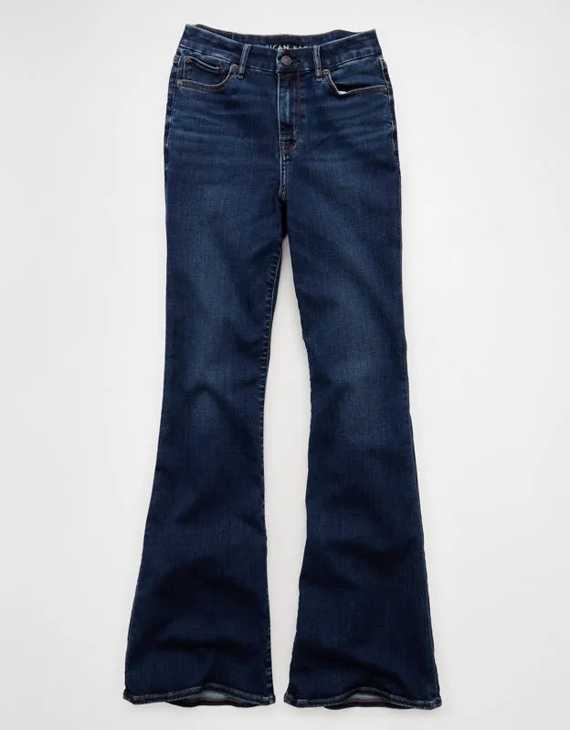 AE Curvy Super High-Waisted Flare Jean