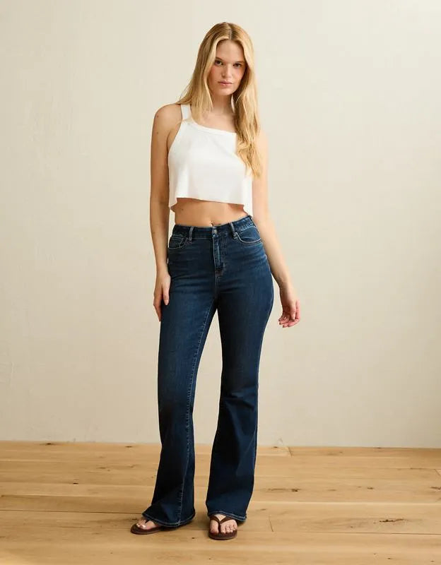 AE Curvy Super High-Waisted Flare Jean