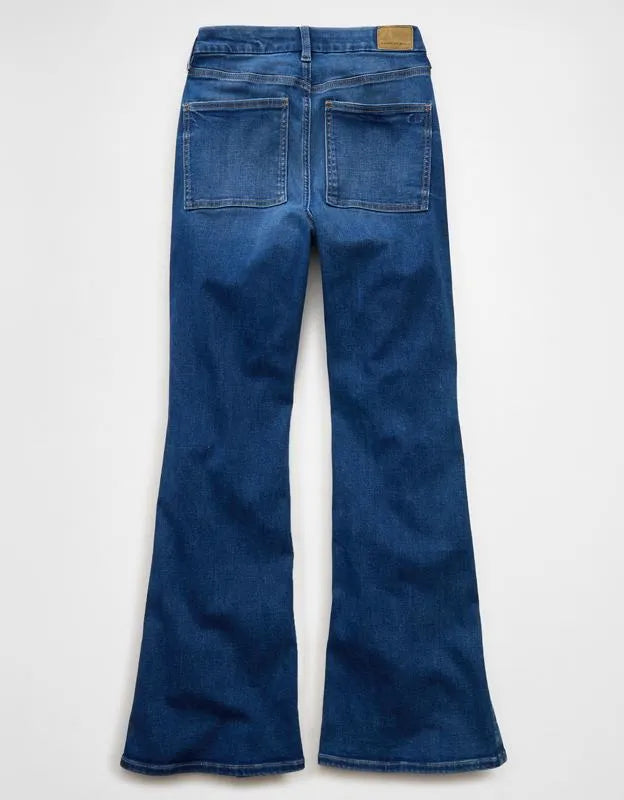 AE Next Level Curvy Super High-Waisted Flare Jean