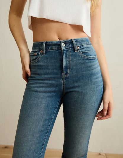 AE Curvy Super High-Waisted Flare Jean