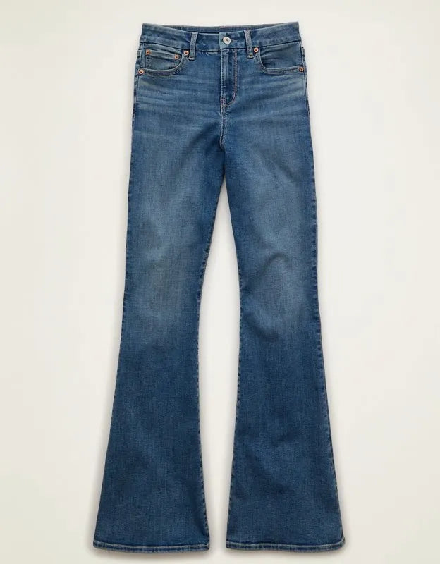 AE Curvy Super High-Waisted Flare Jean