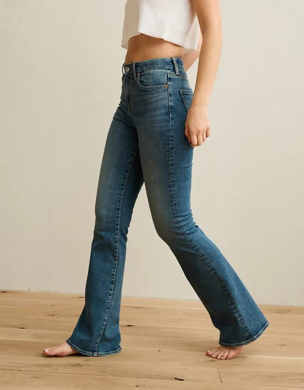 AE Curvy Super High-Waisted Flare Jean