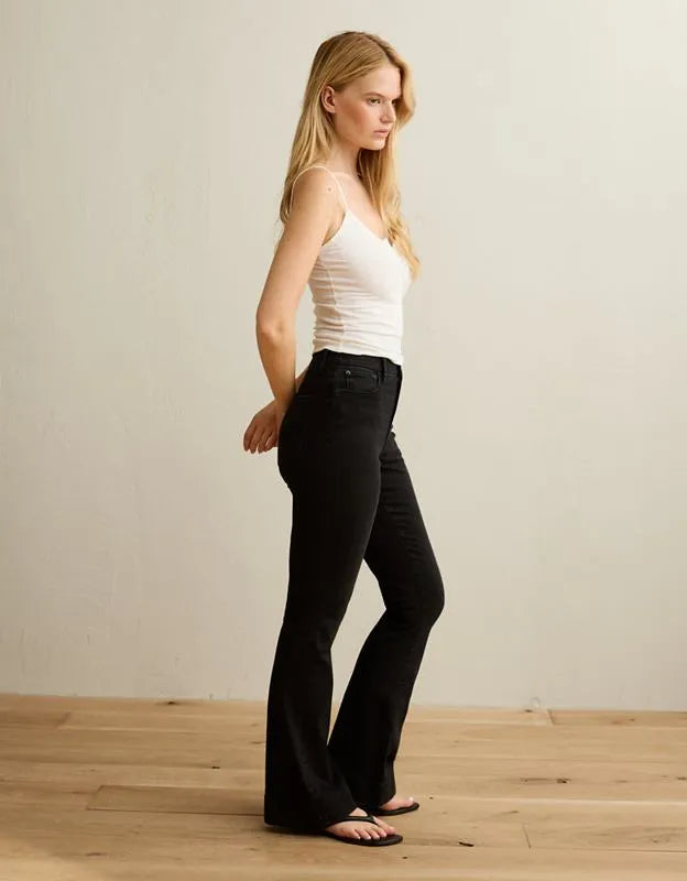 AE Curvy Super High-Waisted Flare Jean