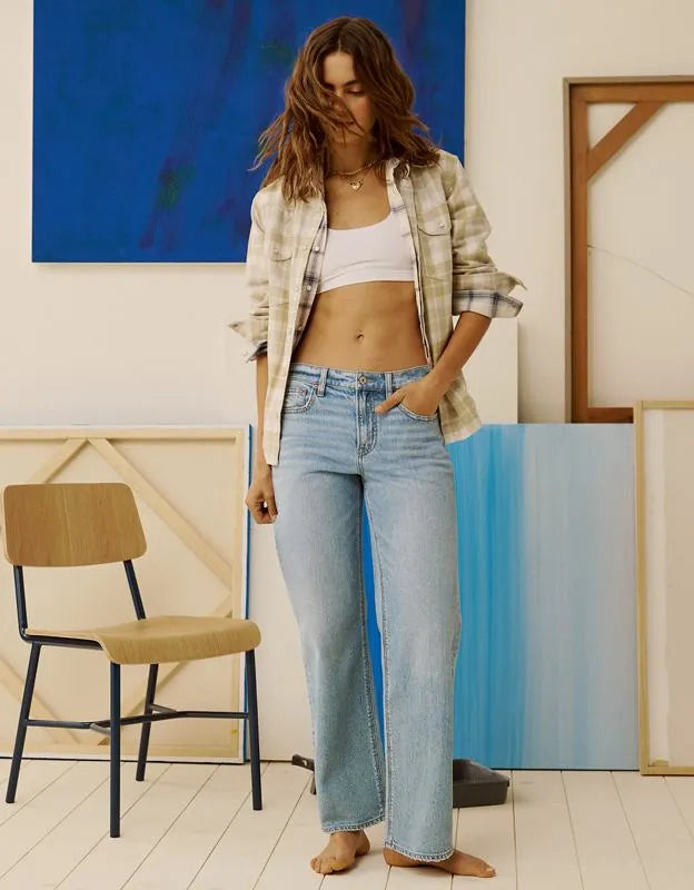 AE High-Waisted Stovepipe Jean