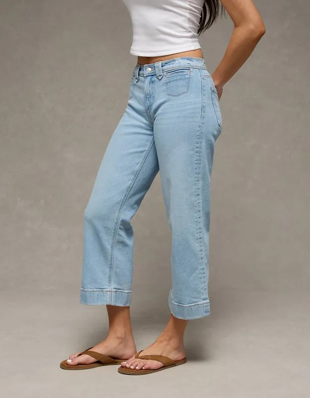 AE High-Waisted Stovepipe Crop Jean
