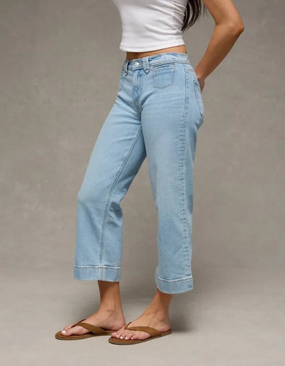 AE High-Waisted Stovepipe Crop Jean