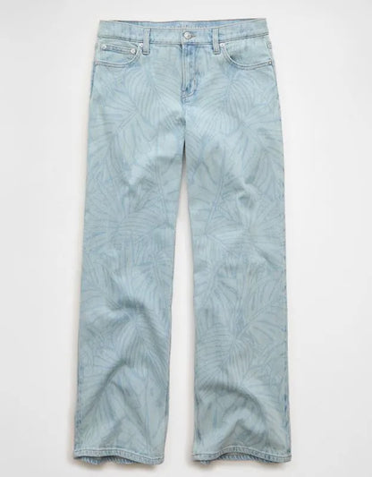 AE High-Waisted Laser Print Stovepipe Jean