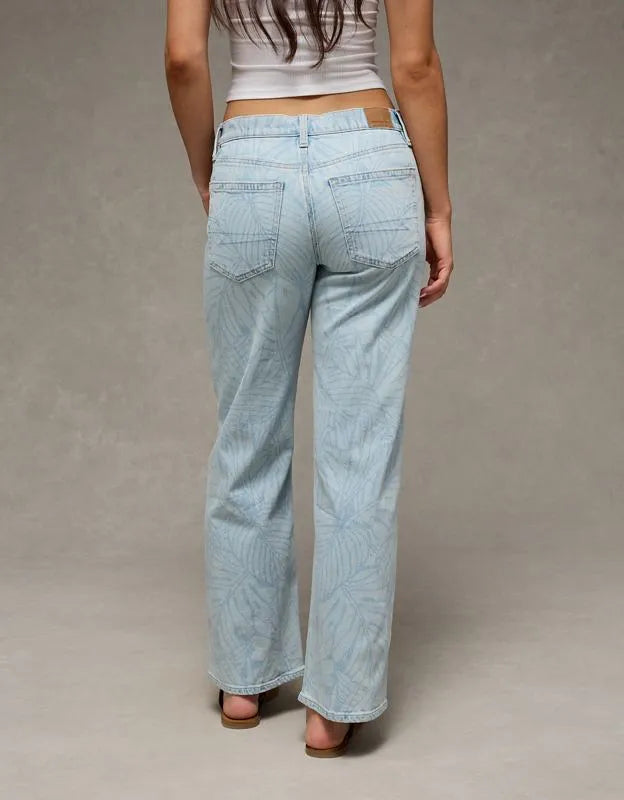 AE High-Waisted Laser Print Stovepipe Jean