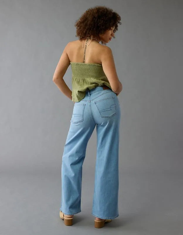 AE Curvy Super High-Waisted Baggy Jean