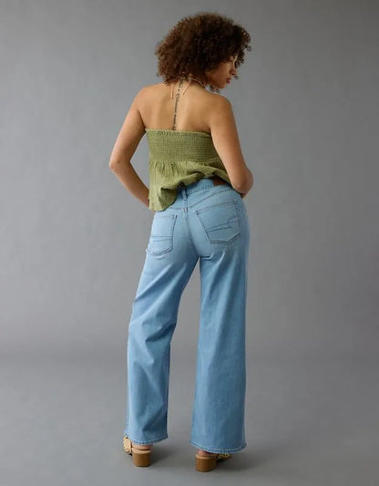 AE Curvy Super High-Waisted Baggy Jean