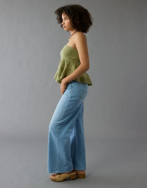 AE Curvy Super High-Waisted Baggy Jean