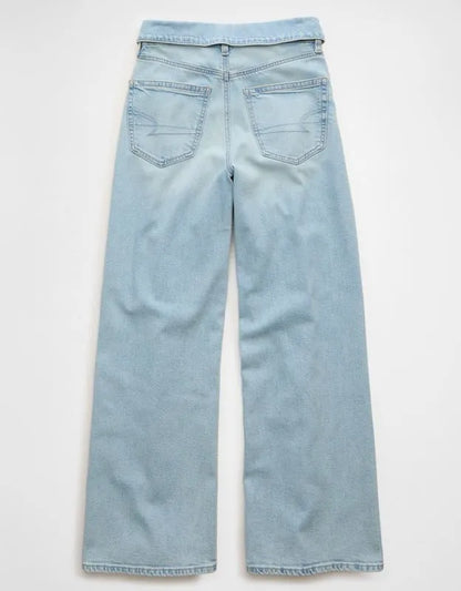AE Curvy Super High-Waisted Baggy Wide-Leg Jean