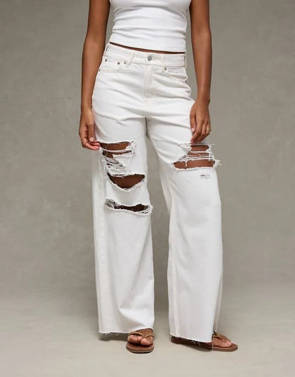 AE Curvy Super High-Waisted Baggy Wide-Leg Jean