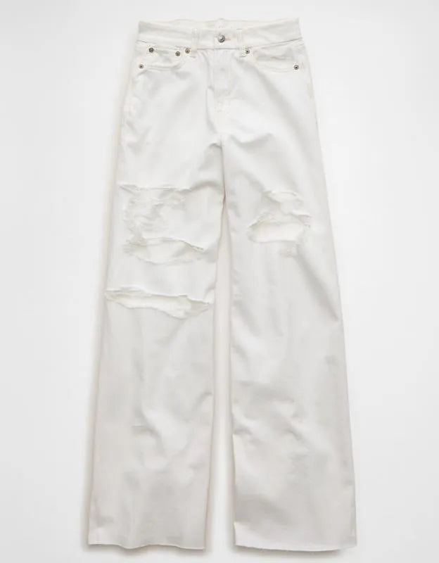 AE Curvy Super High-Waisted Baggy Wide-Leg Jean