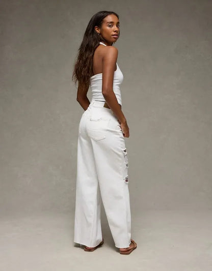 AE Curvy Super High-Waisted Baggy Wide-Leg Jean