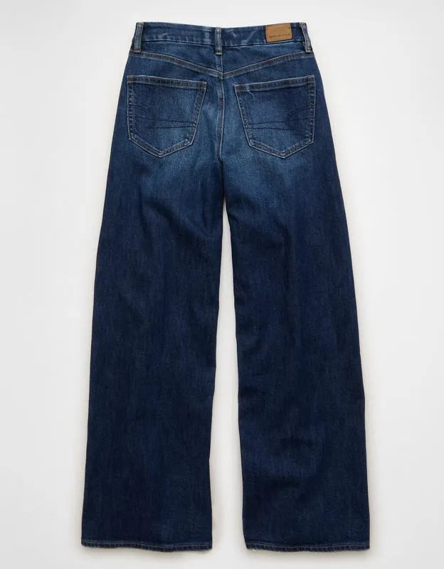 AE Curvy Super High-Waisted Baggy Wide-Leg Jean