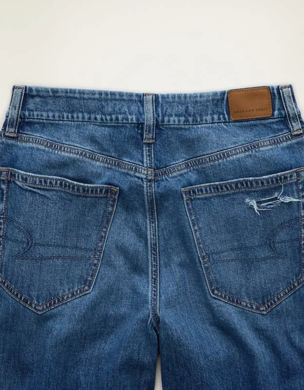 AE Curvy Super High-Waisted Baggy Wide-Leg Jean
