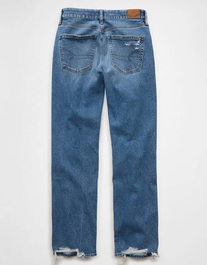 AE Curvy High-Waisted Straight Jean
