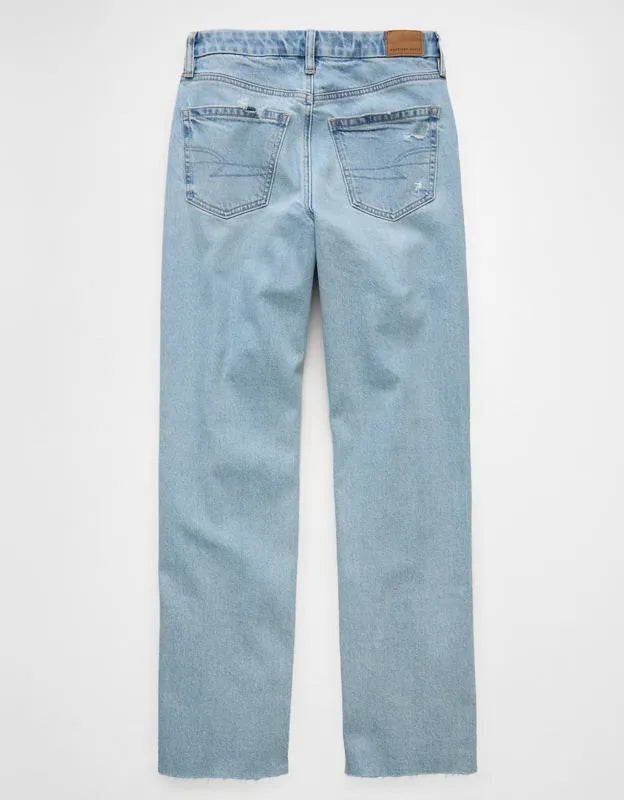 AE Curvy High-Waisted Straight Jean