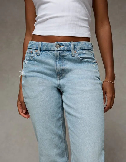 AE Curvy High-Waisted Straight Jean