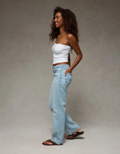 AE Curvy High-Waisted Straight Jean