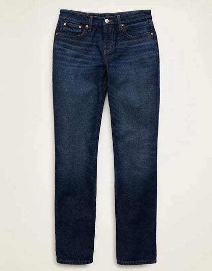 AE Curvy High-Waisted Straight Jean