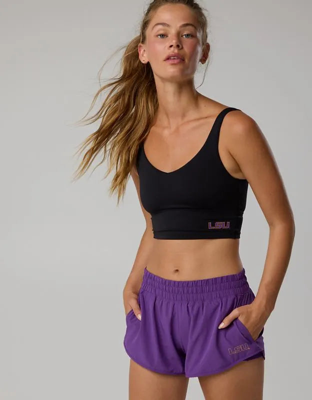 LSU Tigers OFFLINE By Aerie Low Key Sports Bra