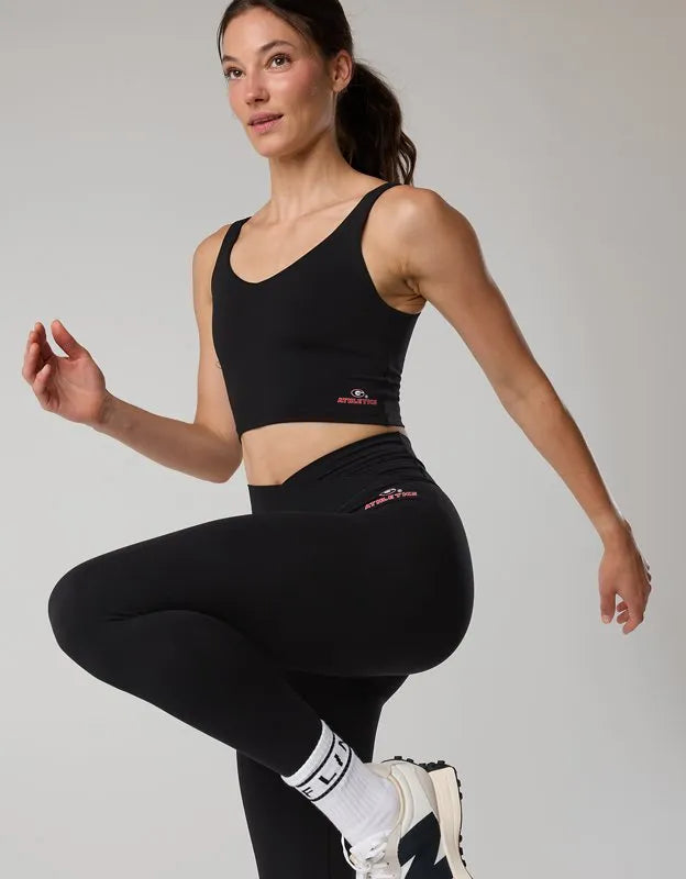 Georgia Bulldogs OFFLINE By Aerie Low Key Sports Bra