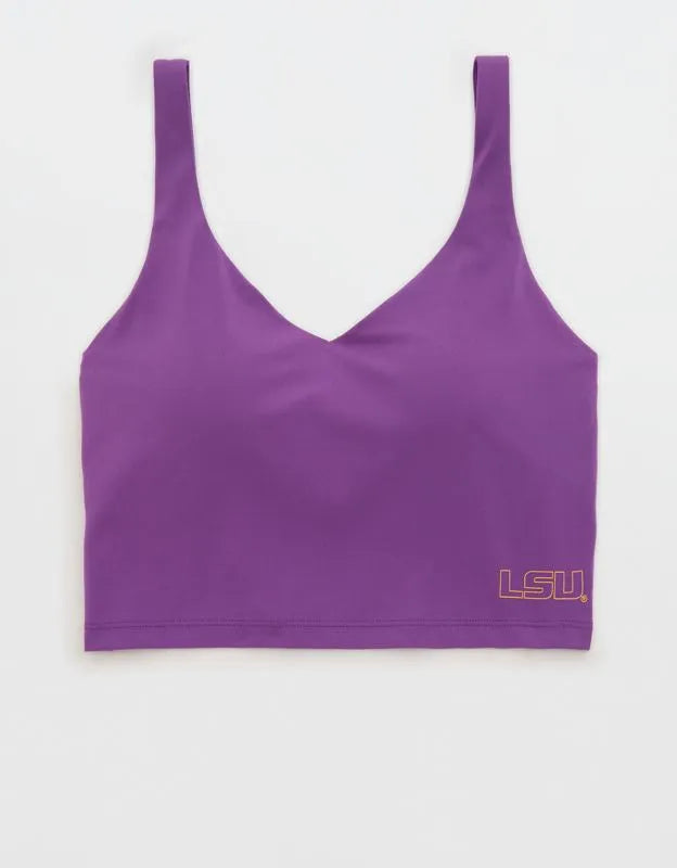 LSU Tigers OFFLINE By Aerie Low Key Sports Bra