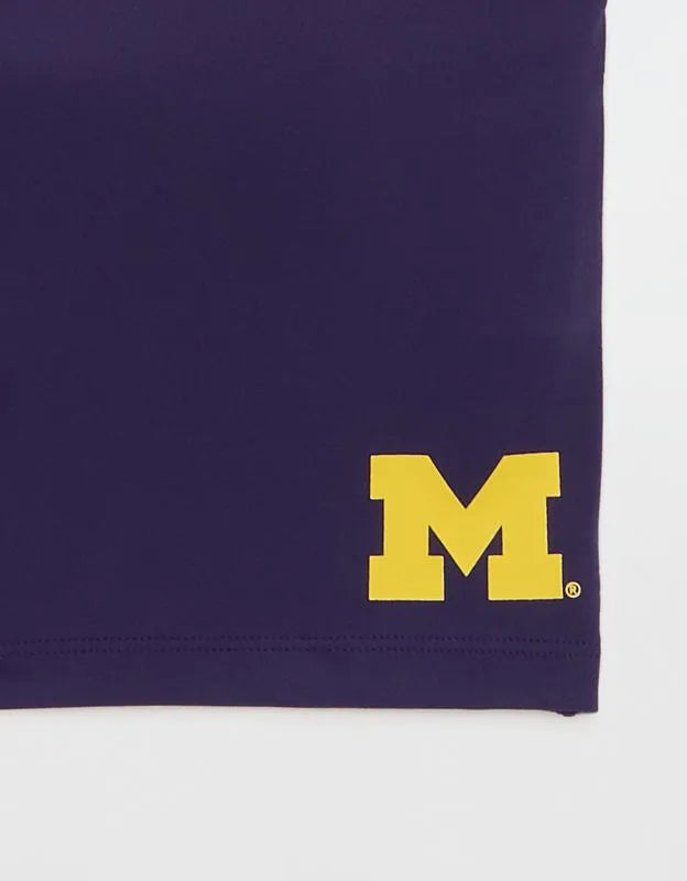 Michigan Wolverines OFFLINE By Aerie Low Key Sports Bra