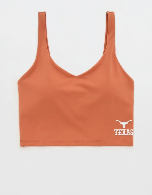 Texas Longhorns OFFLINE By Aerie Low Key Sports Bra