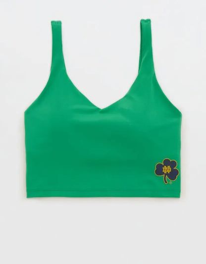 Notre Dame Fighting Irish OFFLINE By Aerie Low Key Sports Bra
