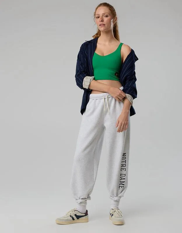 Notre Dame Fighting Irish OFFLINE By Aerie Low Key Sports Bra