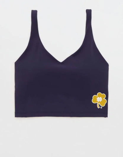 Notre Dame Fighting Irish OFFLINE By Aerie Low Key Sports Bra