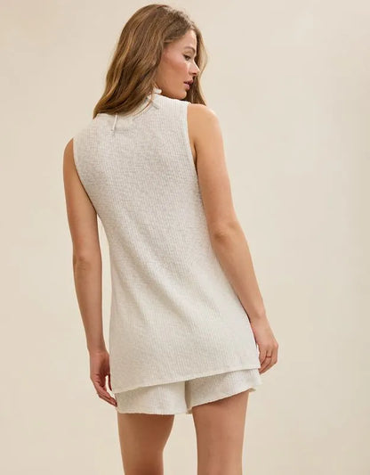 Aerie Textured Rib Tunic Tank Top