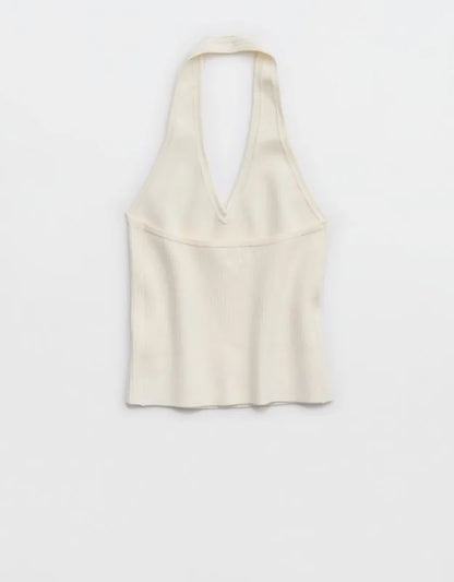 Aerie Sweater Halter Tank Top