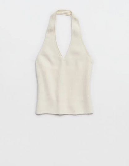 Aerie Sweater Halter Tank Top