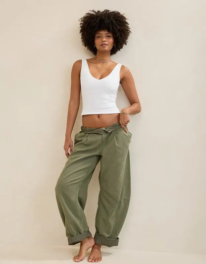 Aerie Double V-Neck Braless Tank Top