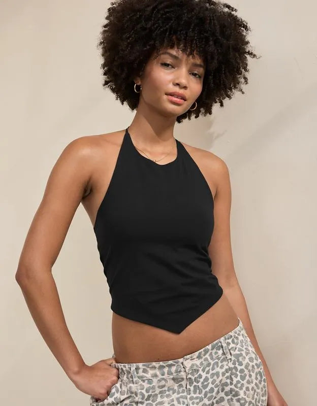 Aerie Handkerchief Hem Braless Tank Top