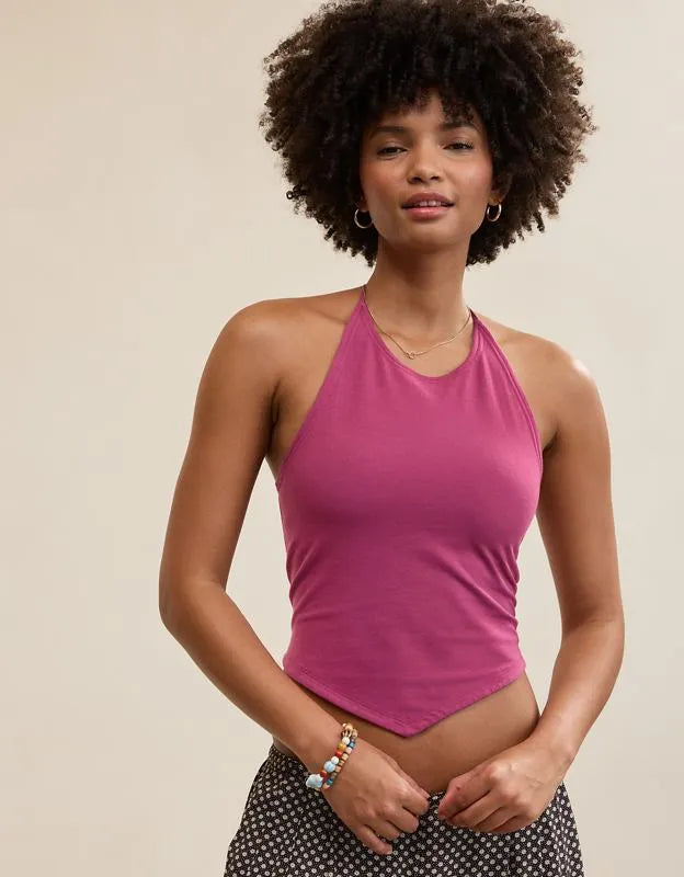 Aerie Handkerchief Hem Braless Tank Top