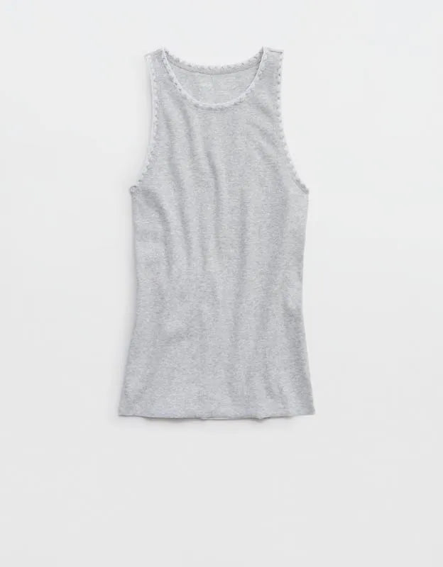 Aerie High Neck Tank Top