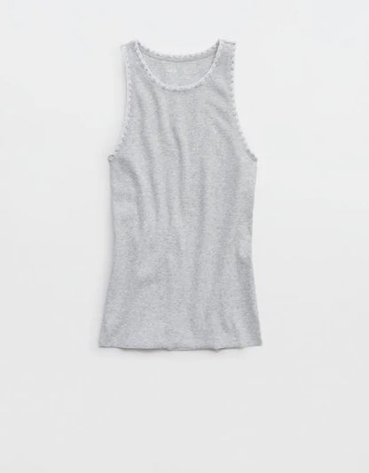 Aerie High Neck Tank Top