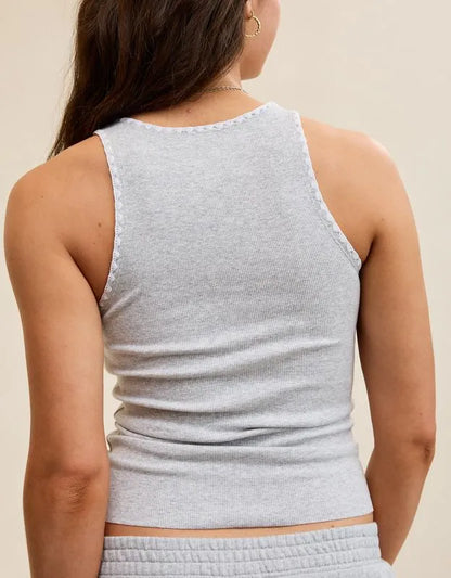 Aerie High Neck Tank Top