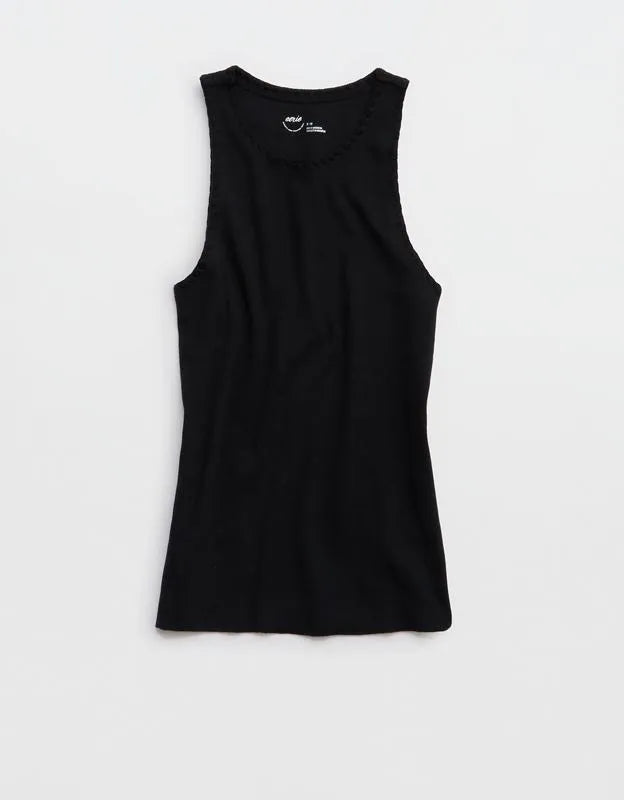 Aerie High Neck Tank Top