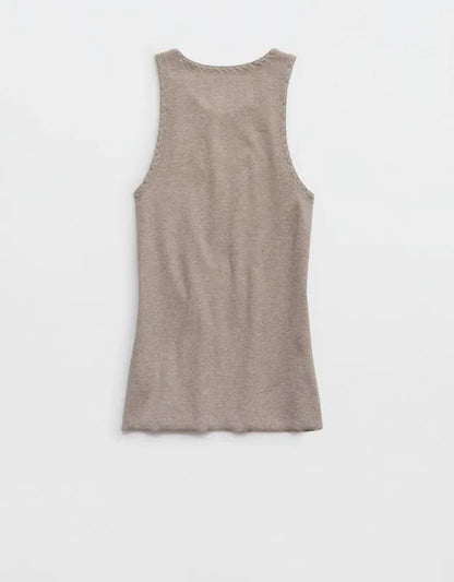 Aerie High Neck Tank Top